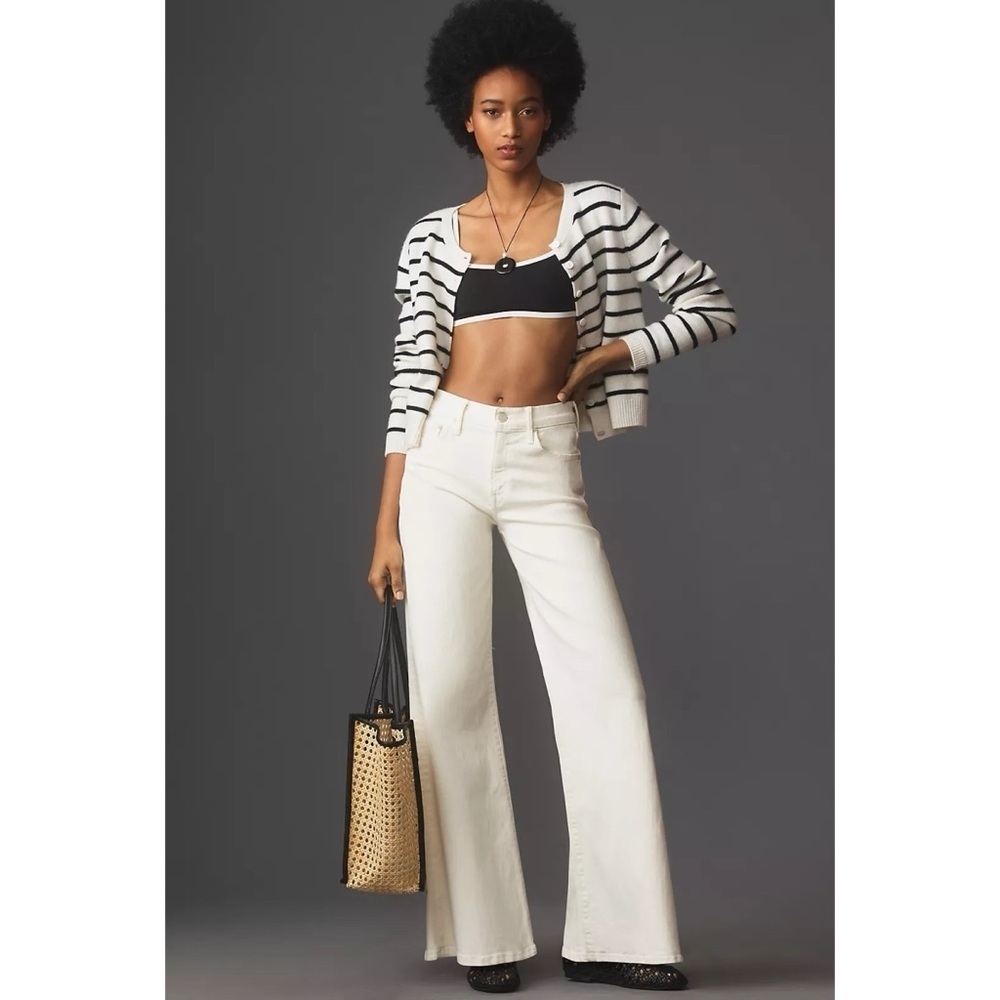 MOTHER | Jeans | Mother The Twister Skimp Jeans Cream Puffs White Denim ...